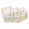 Jewelry box DKD Home Decor Metal Crystal Chic (25.5 x 12 x 12 cm)