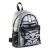Casual Backpack The Mandalorian Silver (22 x 27 x 12,5 cm)