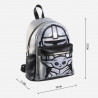 Casual Backpack The Mandalorian Silver (22 x 27 x 12,5 cm)