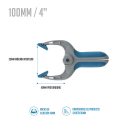 Klemme Ferrestock 4" 100 mm (12 pcs)