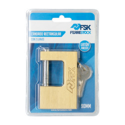 Key padlock Ferrestock 90 mm