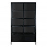 Shelves DKD Home Decor MB-179835 Crystal Metal (110 x 40 x 190 cm)