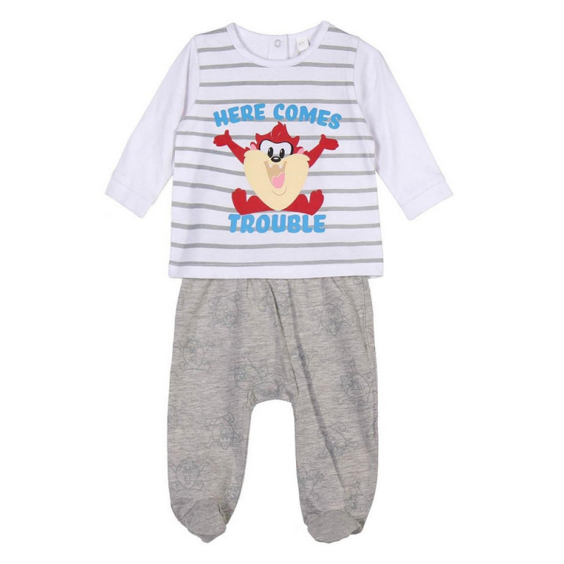 Set di Indumenti Looney Tunes Grigio Neonato