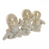 Figurine Décorative DKD Home Decor Résine Oriental Moine (3 pcs)