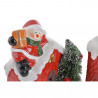 Figurine Décorative DKD Home Decor Grès Père Noël (2 pcs) (10 x 6.5 x 11.5 cm)