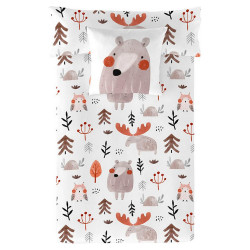 Housse de Couette Icehome Wild Forest (150 x 220 cm) (Lit 1 persone)