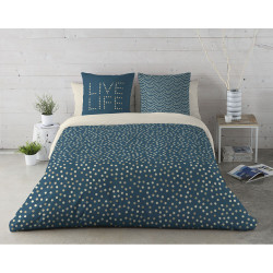 Housse de Couette Popcorn Golden Dots (260 x 220 cm) (Lit king size)