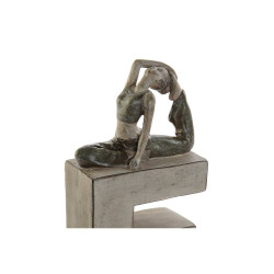 Figurine Décorative DKD Home Decor Gris Résine (11.5 x 4.5 x 23 cm) (4 pcs)