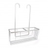 Rangement de douche Confortime Alluma Aluminium Blanc