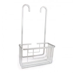 Rangement de douche Confortime Alluma Aluminium Blanc