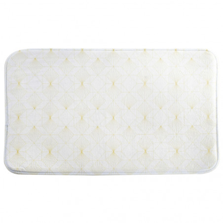 Tapete DKD Home Decor Branco Poliéster Dourado (60 x 60 x 40 cm)