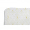 Carpet DKD Home Decor White Polyester Golden (60 x 60 x 40 cm)