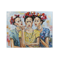 Bild DKD Home Decor Leinwand Frida (150 x 4 x 120 cm)