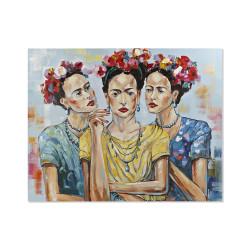 Cuadro DKD Home Decor Lienzo Frida (150 x 4 x 120 cm)