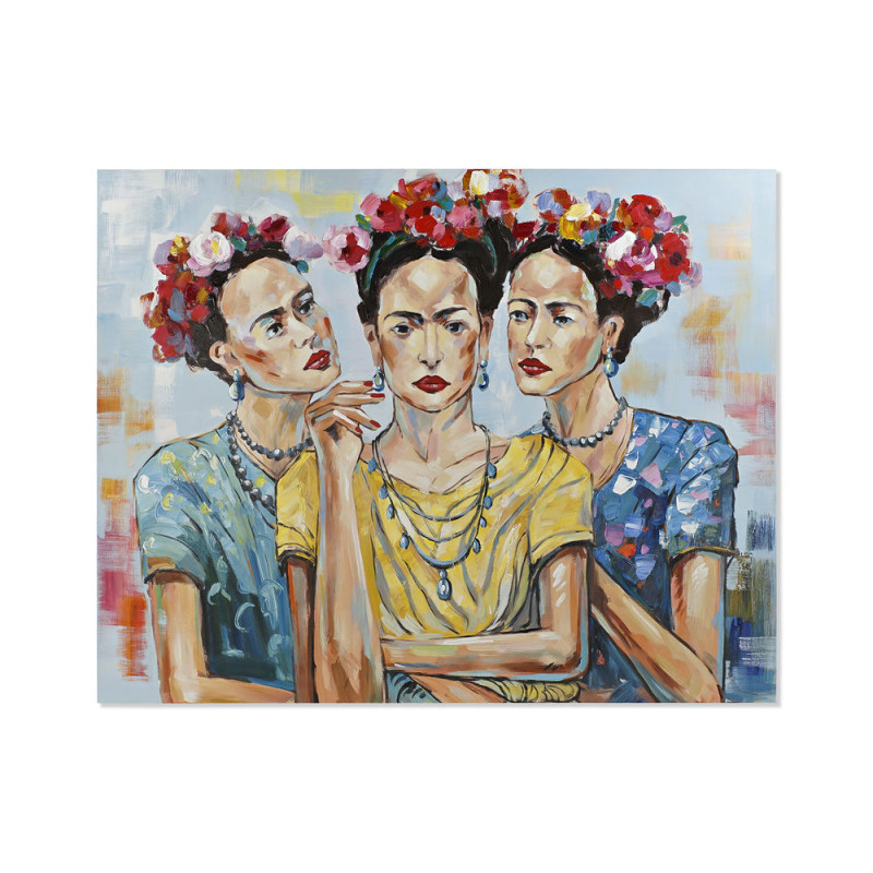 Cadre DKD Home Decor Toile Frida (150 x 4 x 120 cm)