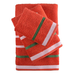Towel set Benetton Red (4 pcs)