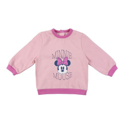 Fato de Treino Infantil Minnie Mouse Cor de Rosa