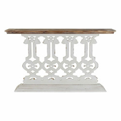 Console DKD Home Decor Blanc Sapin Bois MDF (142 x 30 x 83 cm)