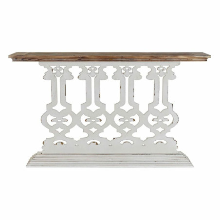 Console DKD Home Decor Blanc Sapin Bois MDF (142 x 30 x 83 cm)