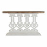 Console DKD Home Decor White Fir MDF Wood (142 x 30 x 83 cm)