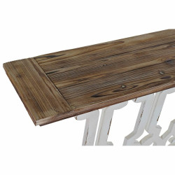 Console DKD Home Decor Blanc Sapin Bois MDF (142 x 30 x 83 cm)