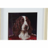 Painting DKD Home Decor Dog (35 x 2 x 45 cm) (4 Units)