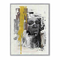 Painting DKD Home Decor Colonial African Woman (60 x 3,5 x 80 cm) (2 Units)