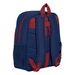 Mochila Escolar F.C. Barcelona 20/21 Grená Azul Marinho