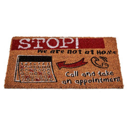 Doormat Stop Red Brown...