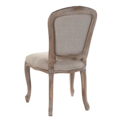 Cadeira DKD Home Decor Castanho Cinzento Madeira (53 x 49 x 96 cm)