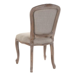 Chair DKD Home Decor Brown Grey Wood (53 x 49 x 96 cm)