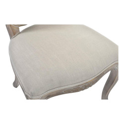 Chair DKD Home Decor Brown Grey Wood (53 x 49 x 96 cm)