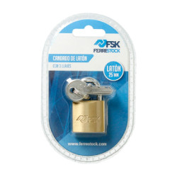 Key padlock Ferrestock 25 mm