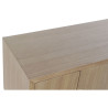 TV furniture DKD Home Decor Grey Cream Metal Paolownia wood (90 x 34 x 66.5 cm)