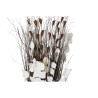 Ramo DKD Home Decor Bloemen Fibra de coco (2 pcs) (40 x 40 x 100 cm)