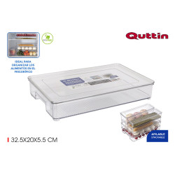 Organizador Multiusos Quttin Com tampa (32,5 x 20 x 5,5 cm)