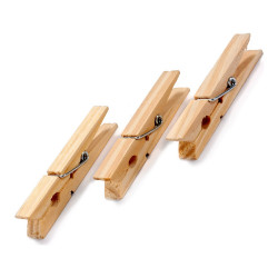 Clothes Pegs Wood (24 Pieces)