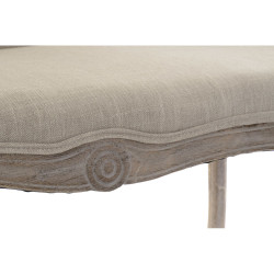 Sofá DKD Home Decor Cinzento Poliéster Madeira da borracha (107 x 61 x 71 cm)