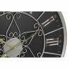 Horloge Murale DKD Home Decor Noir Blanc Fer Bois MDF (60 x 4.5 x 60 cm) (2 pcs)
