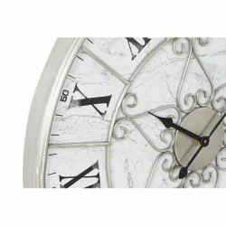 Horloge Murale DKD Home Decor Noir Blanc Fer Bois MDF (60 x 4.5 x 60 cm) (2 pcs)