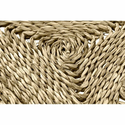 Alfombra DKD Home Decor Fibra Hierba marina Boho (150 x 150 x 1 cm)