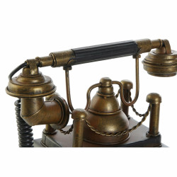 Decorative Figure DKD Home Decor Telephone Metal (20 x 12 x 17 cm)