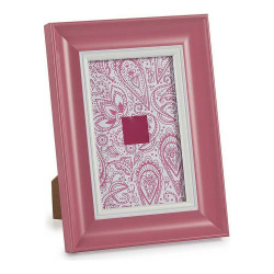 Marco de Fotos Cristal Rosa Plástico (2 x 21 x 16 cm)