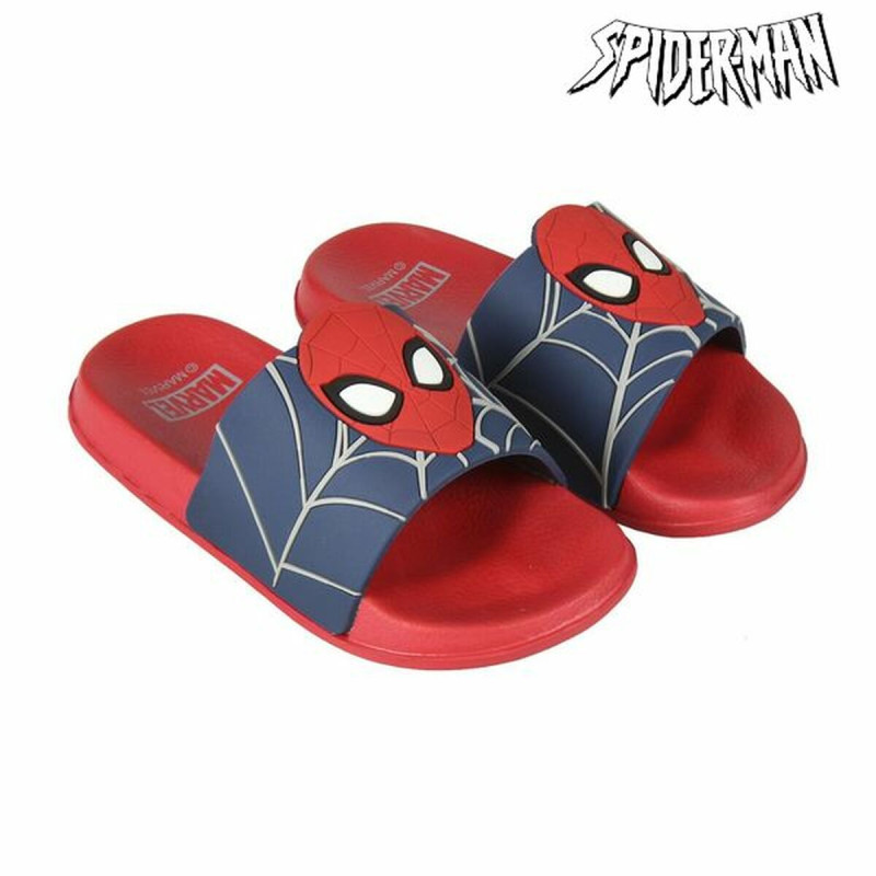 Flip Flops for Children Spiderman Red Blue