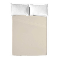 Sábana Encimera Naturals Beige (Cama de 180) (260 x 270 cm)