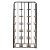 Bottle rack DKD Home Decor Brown Black Metal MDF Wood (40 x 25 x 81 cm)