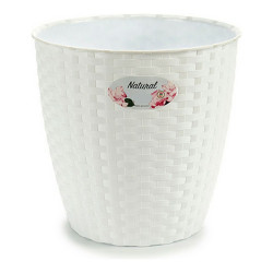 Planter White Plastic (24 x 22,5 x 24 cm)