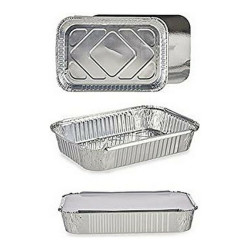 Set of trays Aluminium (2 uds) (2,3 L)