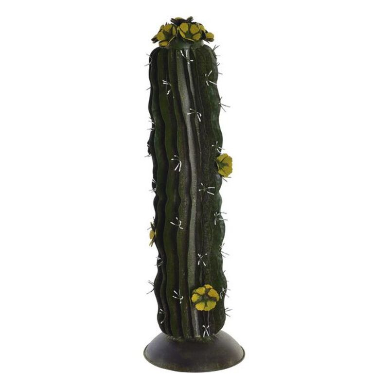 Statue da giardino DKD Home Decor Cactus Metallo (21 x 21 x 72 cm)