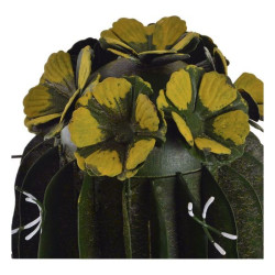 Garden statues DKD Home Decor Cactus Metal (21 x 21 x 72 cm)